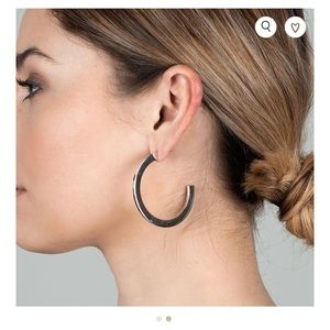 Uncommon James, Silver “Sarto” earrings.